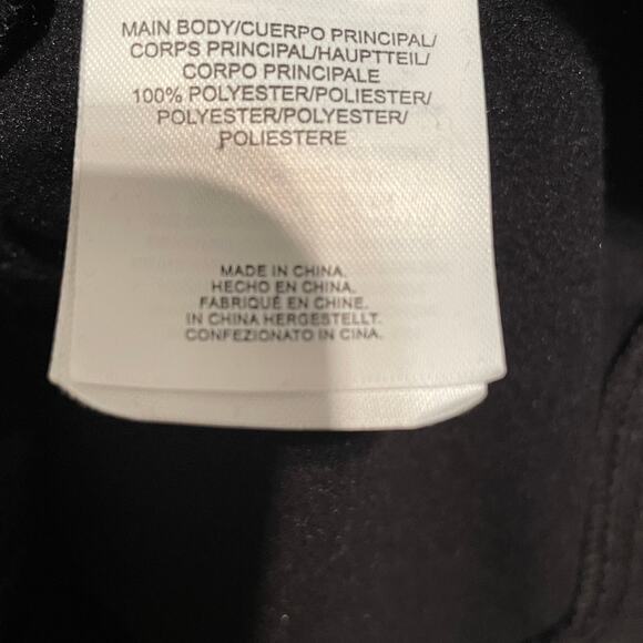 Fila Plus Size Striped Track Jacket - Black / White 1x - Picture 5 of 6